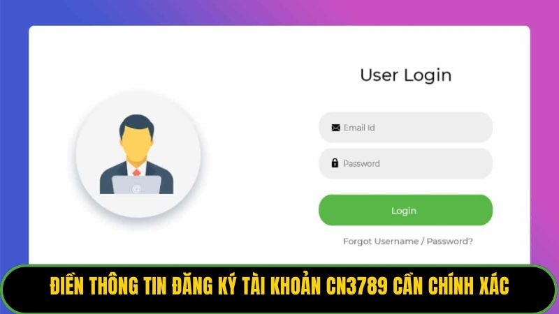 Điền thông tin đăng ký tài khoản KUBET77 cần chính xác